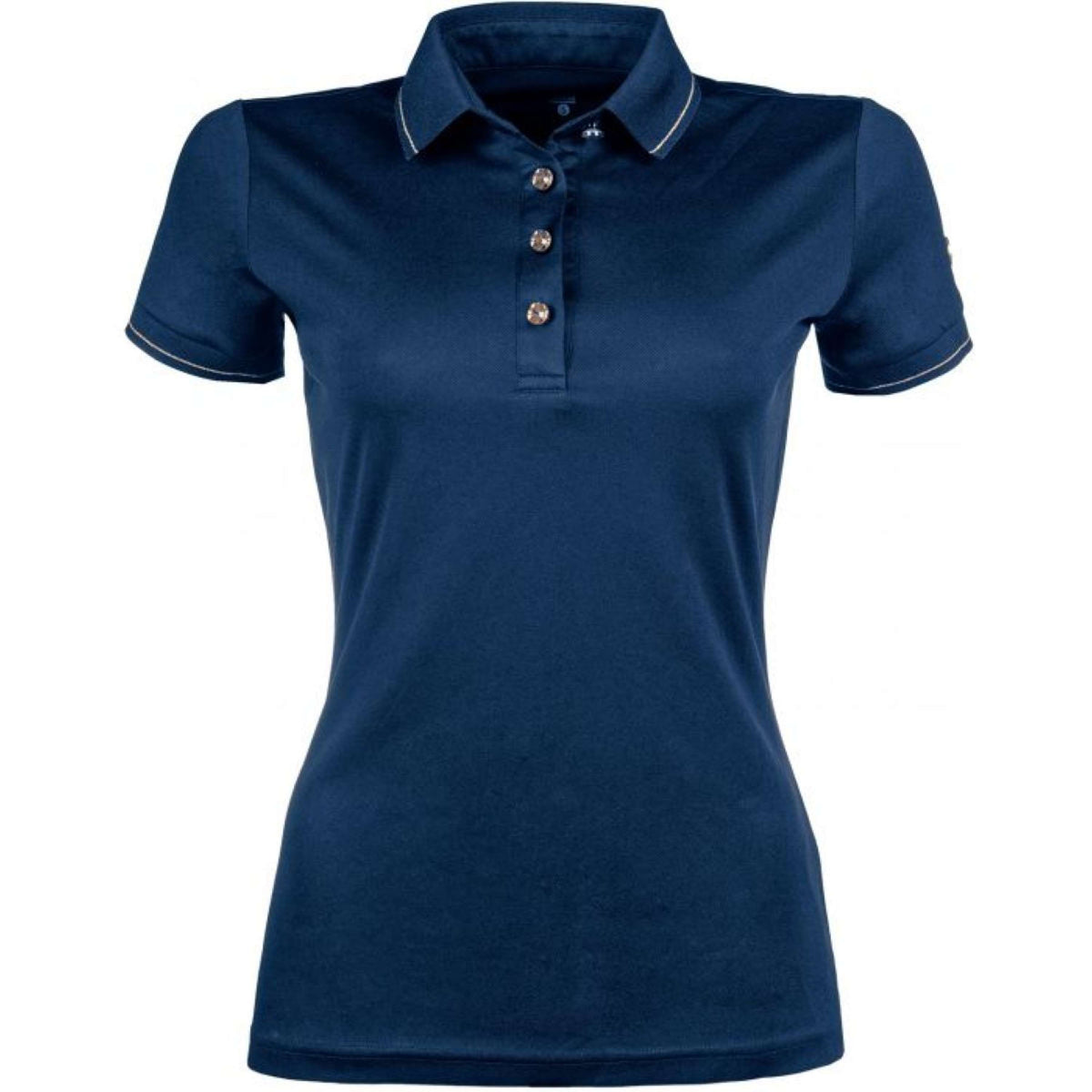 HKM Poloshirt Rosegold Glamour Blu scuro/oro rosa