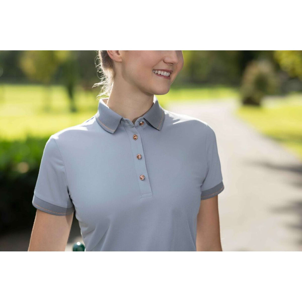 HKM Poloshirt Rosegold Glamour Oro rosa