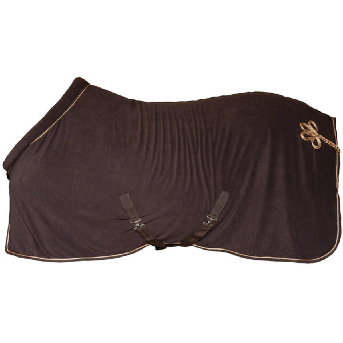 HKM Coperta antisudore Rosegold Glamour Marrone/Oro rosa