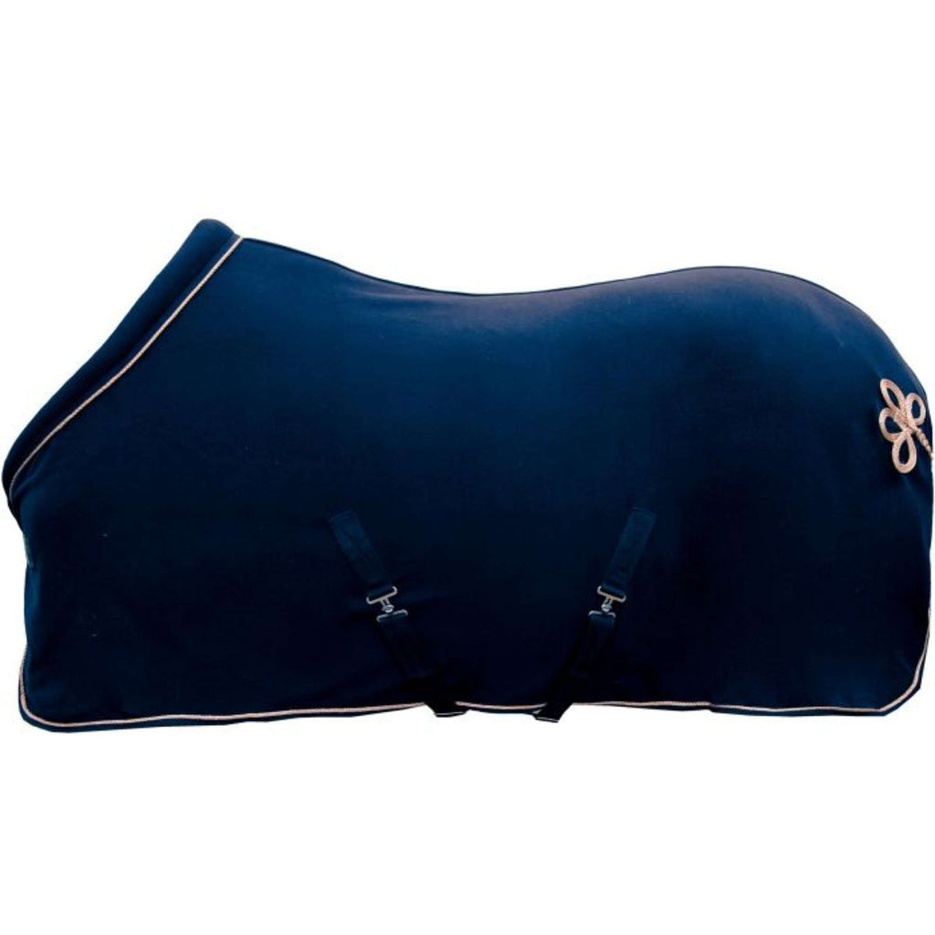 HKM Coperta antisudore Blu scuro/oro rosa