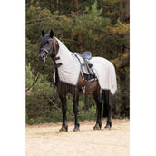 HKM Coperta Antimosche per Esercizio Fringes Argento/Grigio