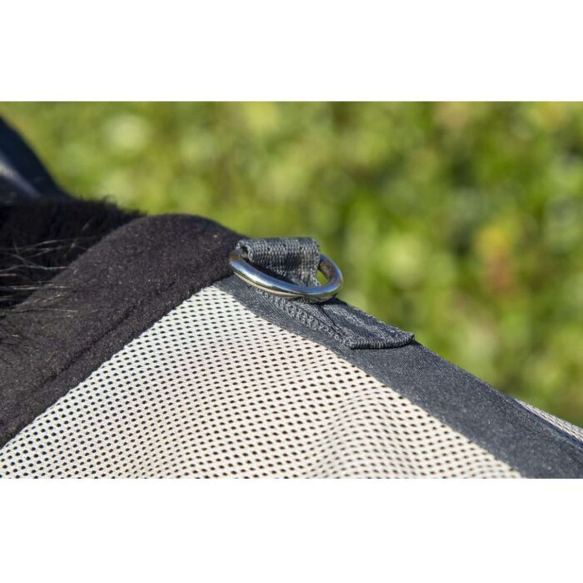 HKM Coperta Antimosche Fringes Argento/Grigio