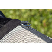 HKM Coperta Antimosche Fringes Argento/Grigio