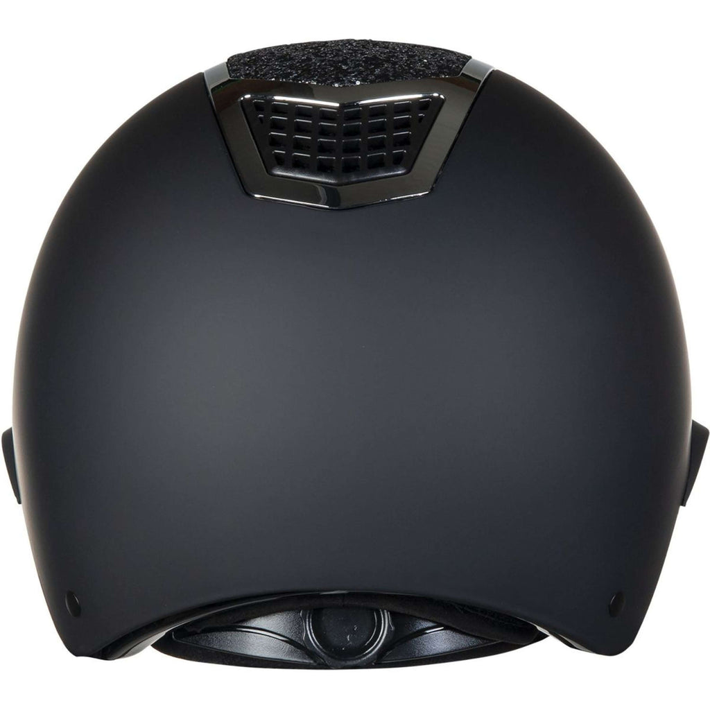 HKM Casco da equitazione Nero Argento