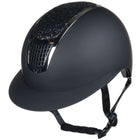HKM Casco da equitazione Nero Argento