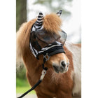 HKM Maschera per Mosche Zebra Nero/Bianco