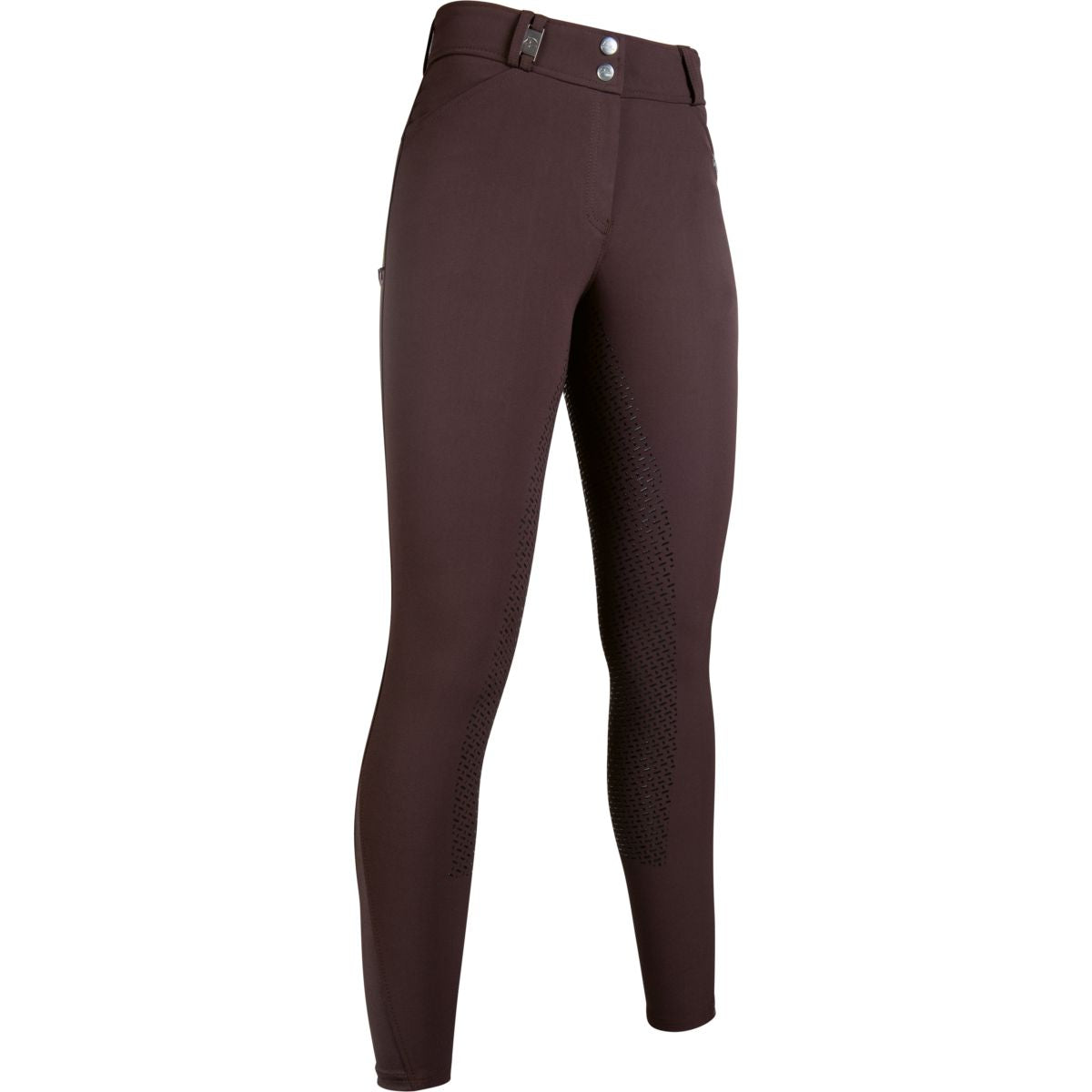 HKM Pantaloni da Equitazione Monaco Crystal Marrone scuro