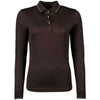 HKM Poloshirt Rosegold Glamour Longsleeve Marrone/Oro rosa