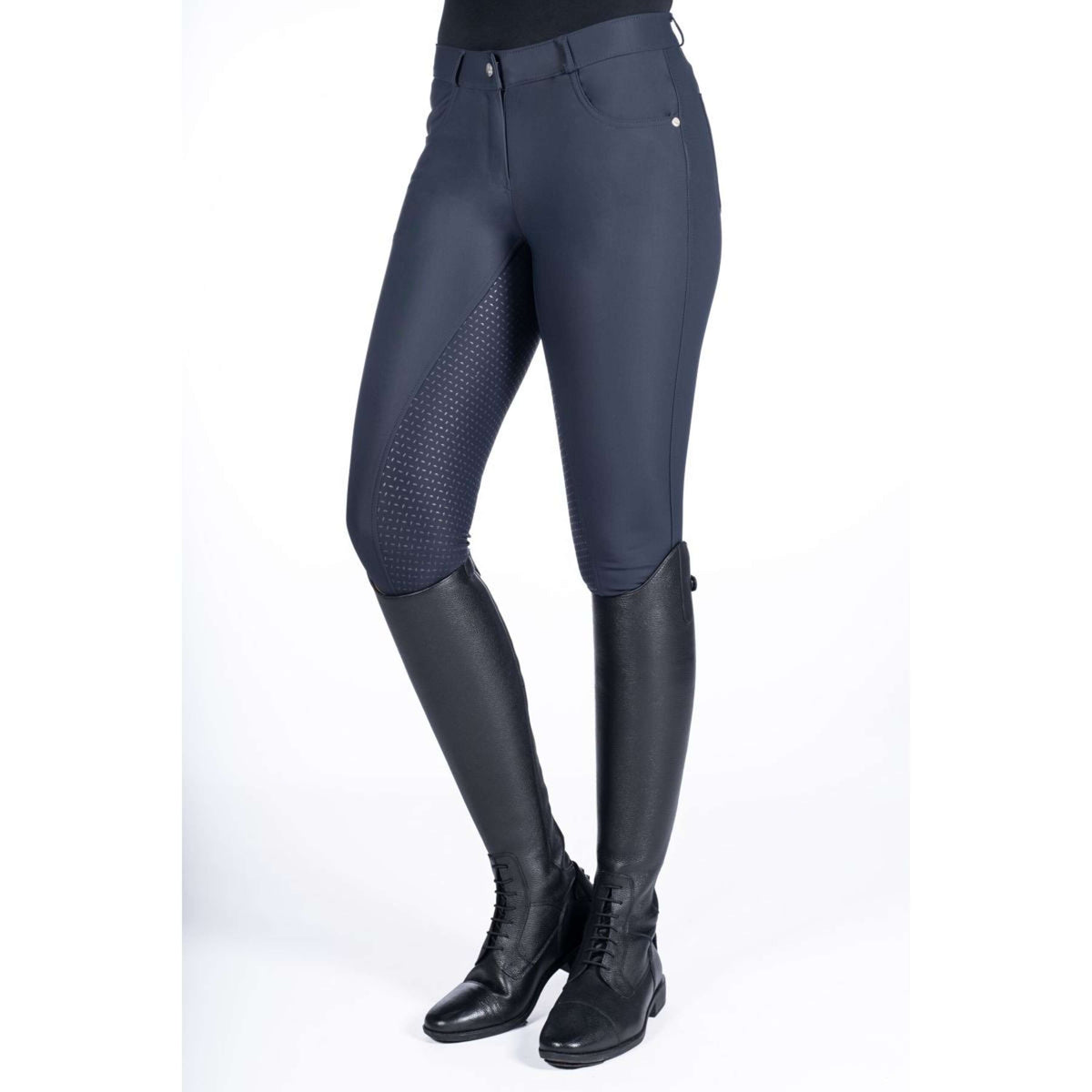 HKM Calzoni Luna Full Grip Blu scuro