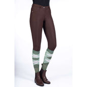 HKM Calzoni Luna Full Grip Marrone scuro