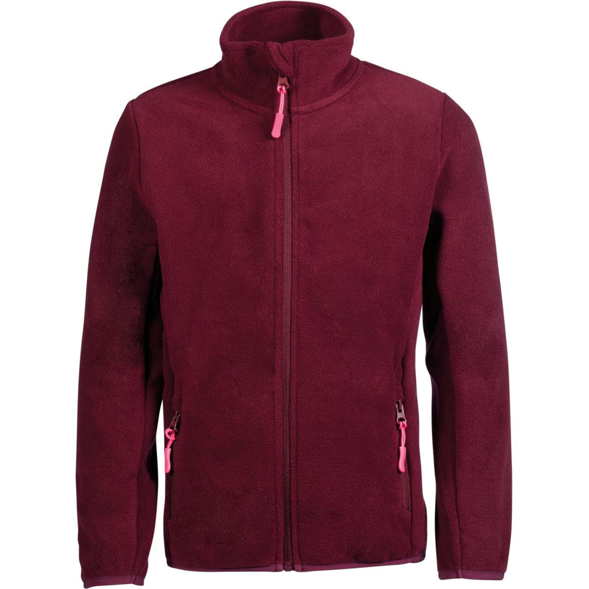 HKM Gilet in Pile Anni Vino rosso
