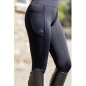 HKM Leggings da Equitazione Alice Full Grip Nero