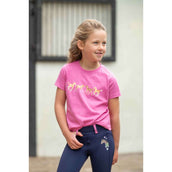 HKM T-Shirt Pony Club Rosa