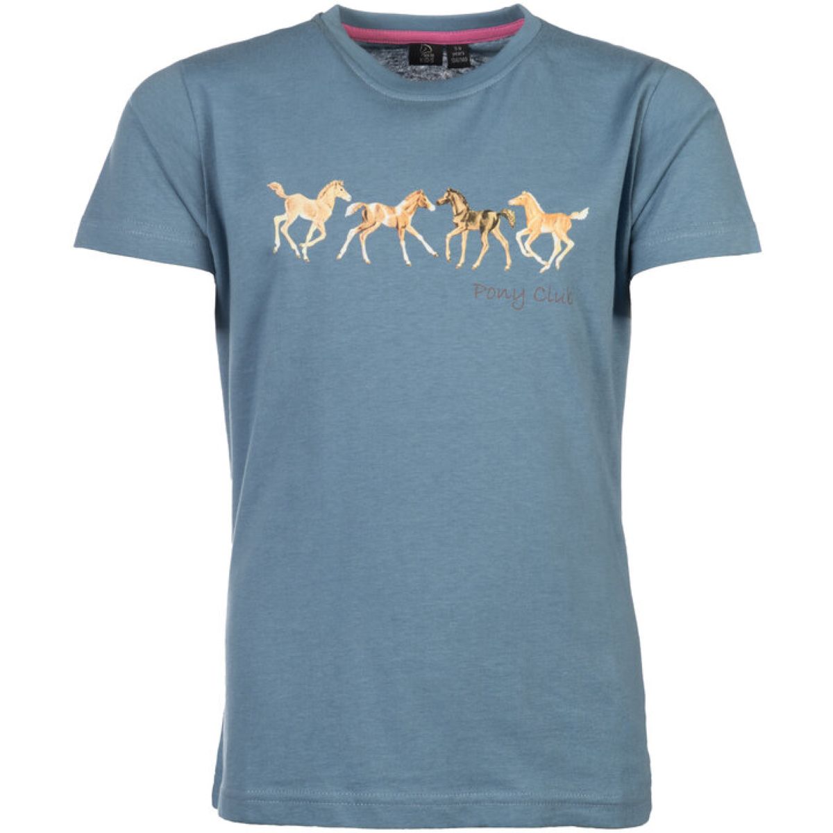 HKM T-Shirt Pony Club Blu fumo