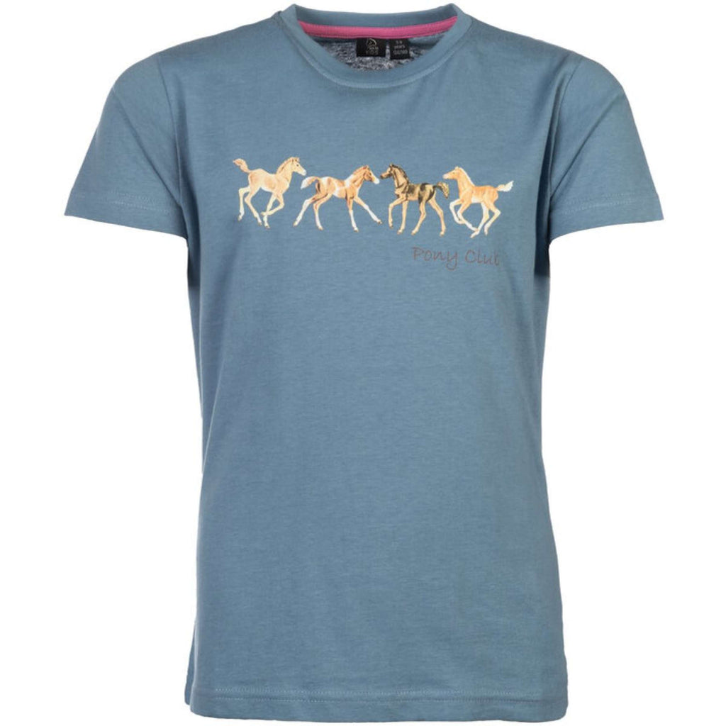 HKM Maglietta Pony Club Blu fumo
