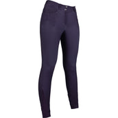 HKM Pantaloni da Equitazione Lavender Bay Full Seat Viola scuro