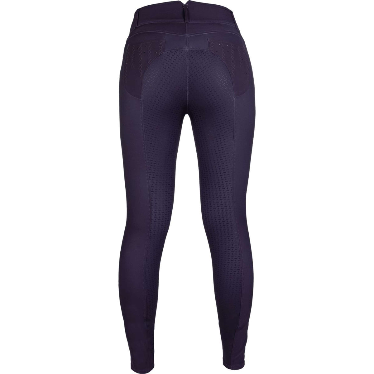 HKM Pantaloni da Equitazione Lavender Bay Full Seat Viola scuro