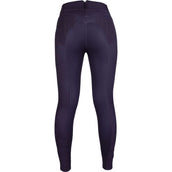 HKM Pantaloni da Equitazione Lavender Bay Full Seat Viola scuro