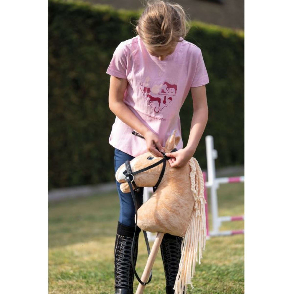 HKM Frontalino Hobby Horsing Rosa