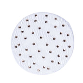HKM Rete per Capelli Rosegolden Sparkle Bianco