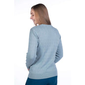 HKM Maglione Blu ghiaccio