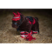 HKM Pony Peluche Riding Starterset Rosso