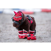 HKM Pony Peluche Riding Starterset Rosso
