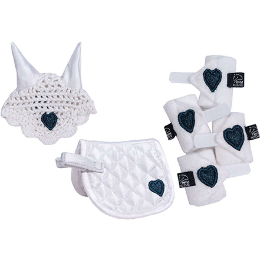HKM Pony Peluche Bianco/Blu scuro