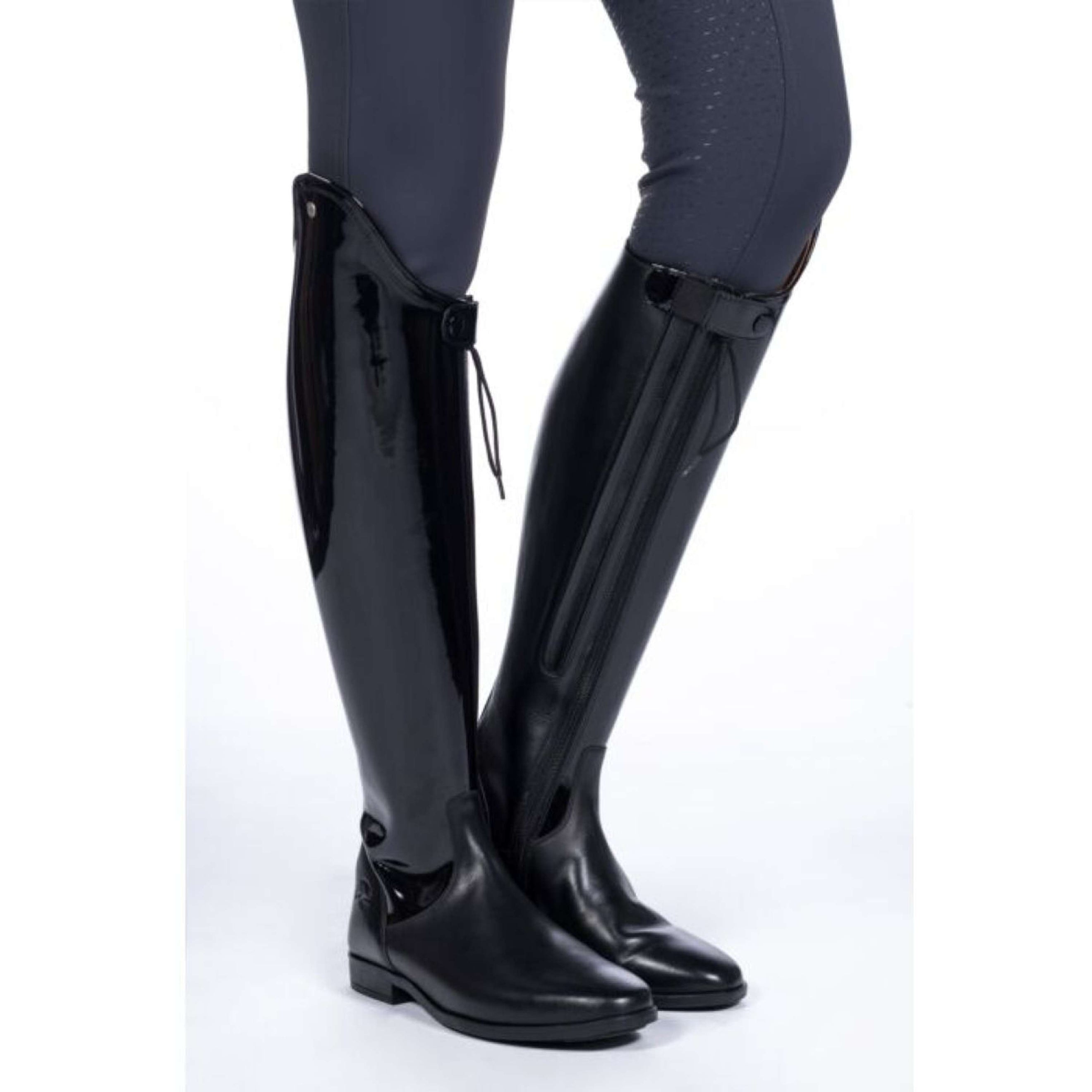 HKM Stivali da Equitazione Lynette Nero