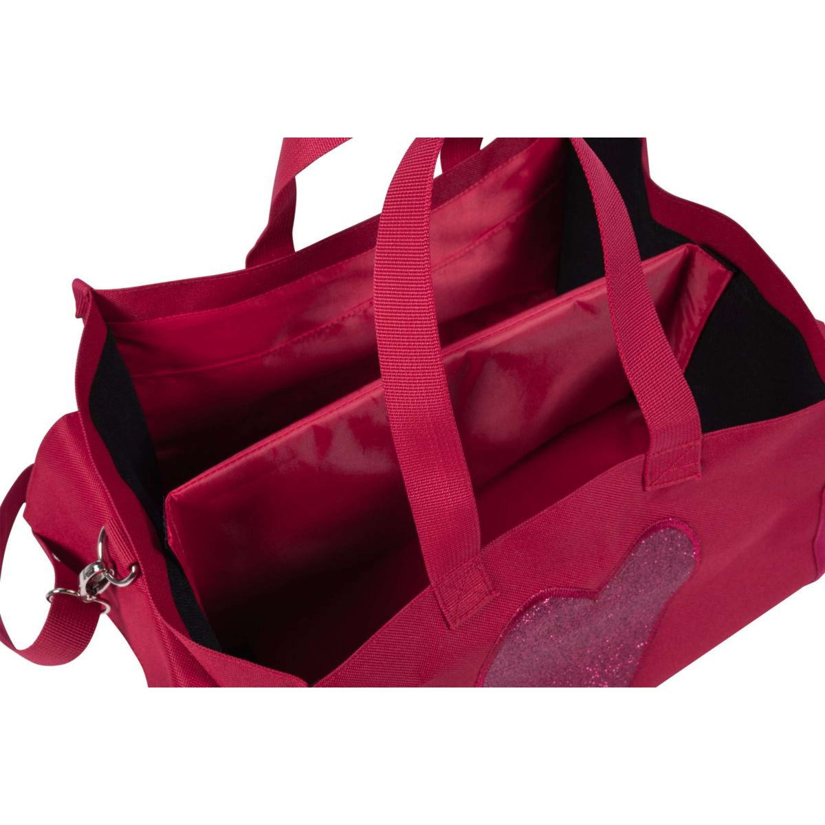 HKM Borsa da trasporto Pony di peluche Rosso