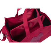 HKM Borsa da trasporto Pony di peluche Rosso