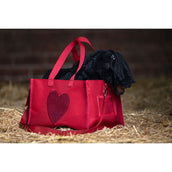 HKM Borsa da trasporto Pony di peluche Rosso