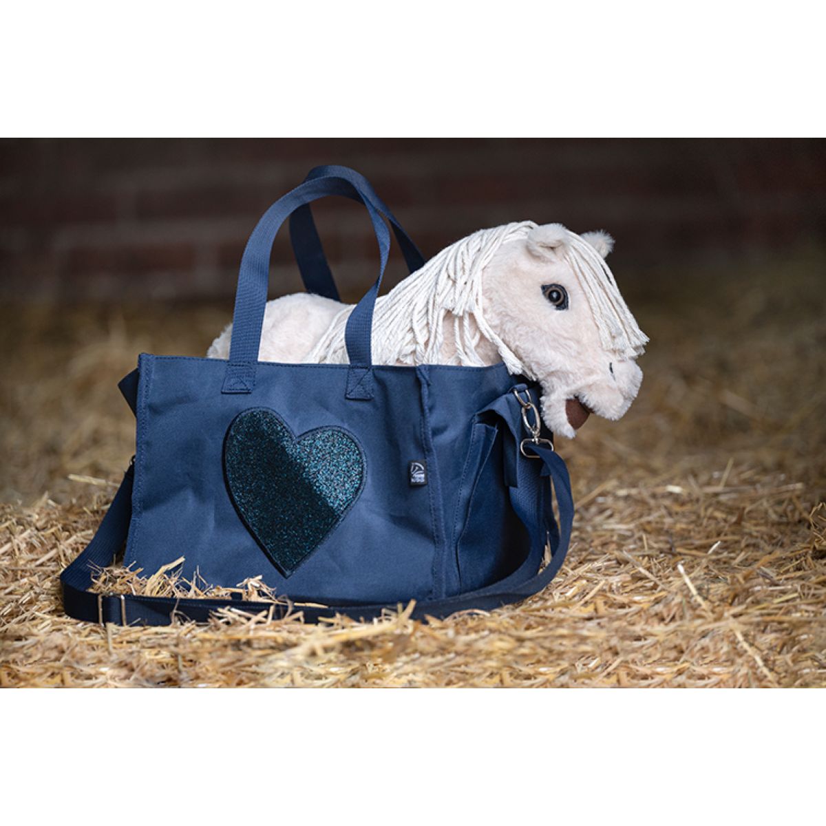 HKM Borsa da trasporto Pony di peluche Blu