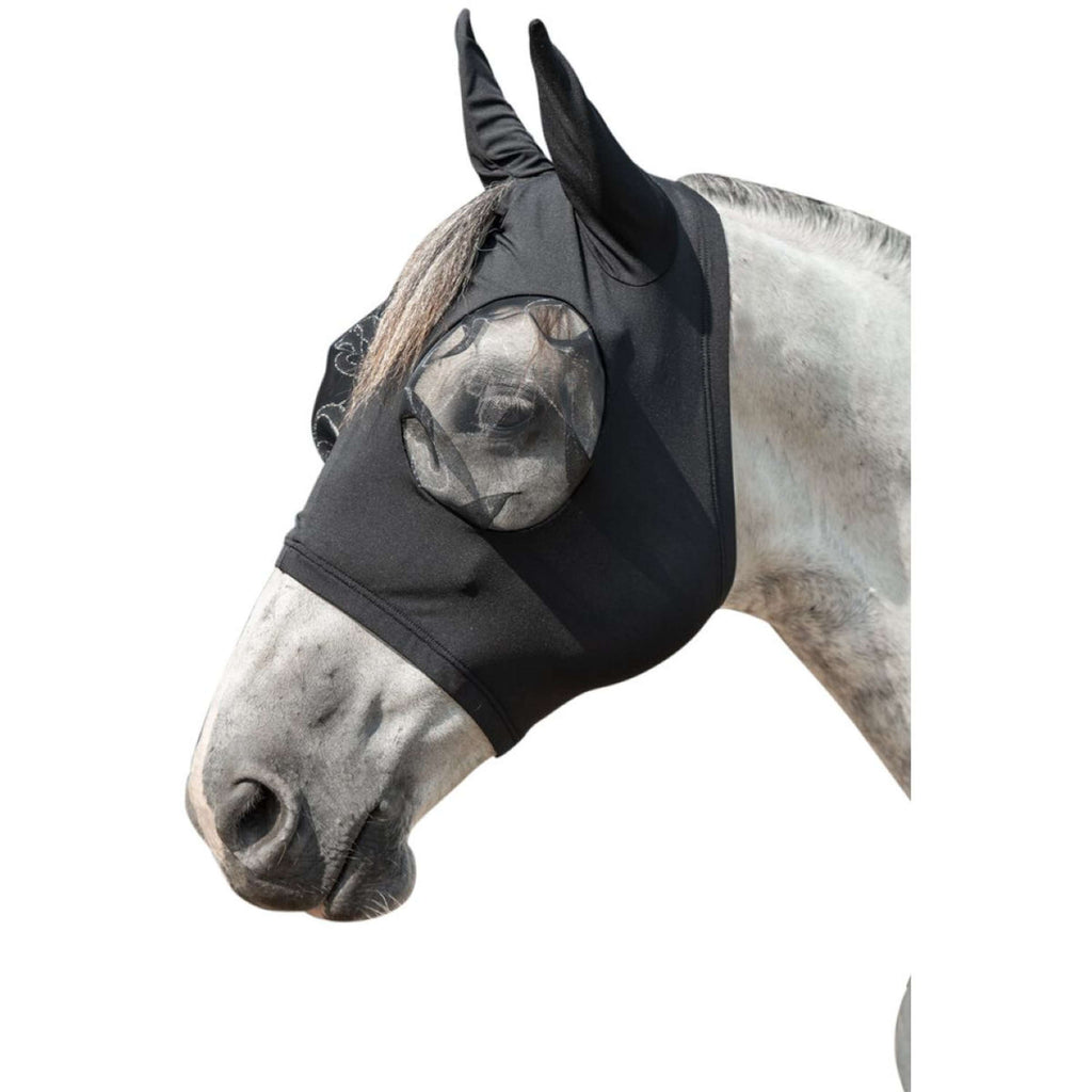 HKM Fliegenmaske Elastic Nero