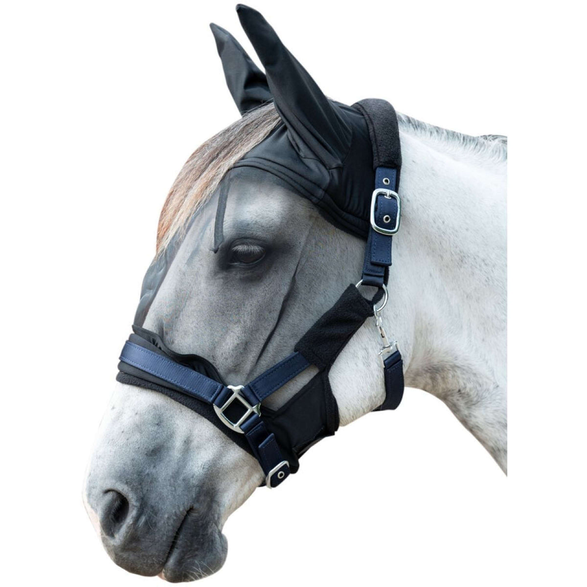 HKM Maschera per Mosche Nero