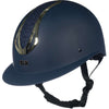HKM Casco da equitazione Illusion Blu scuro/Oro