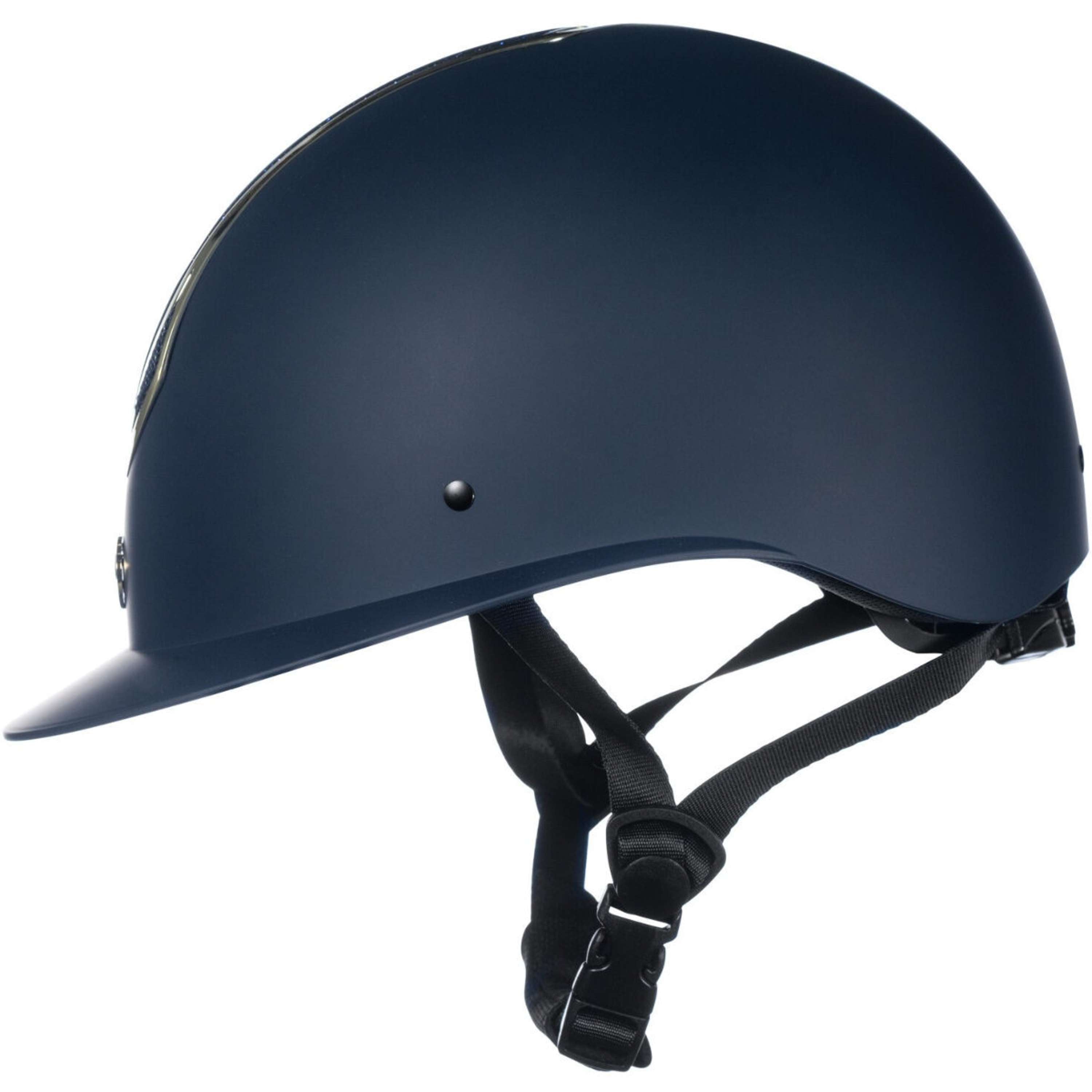 HKM Casco da equitazione Illusion Blu scuro/Oro