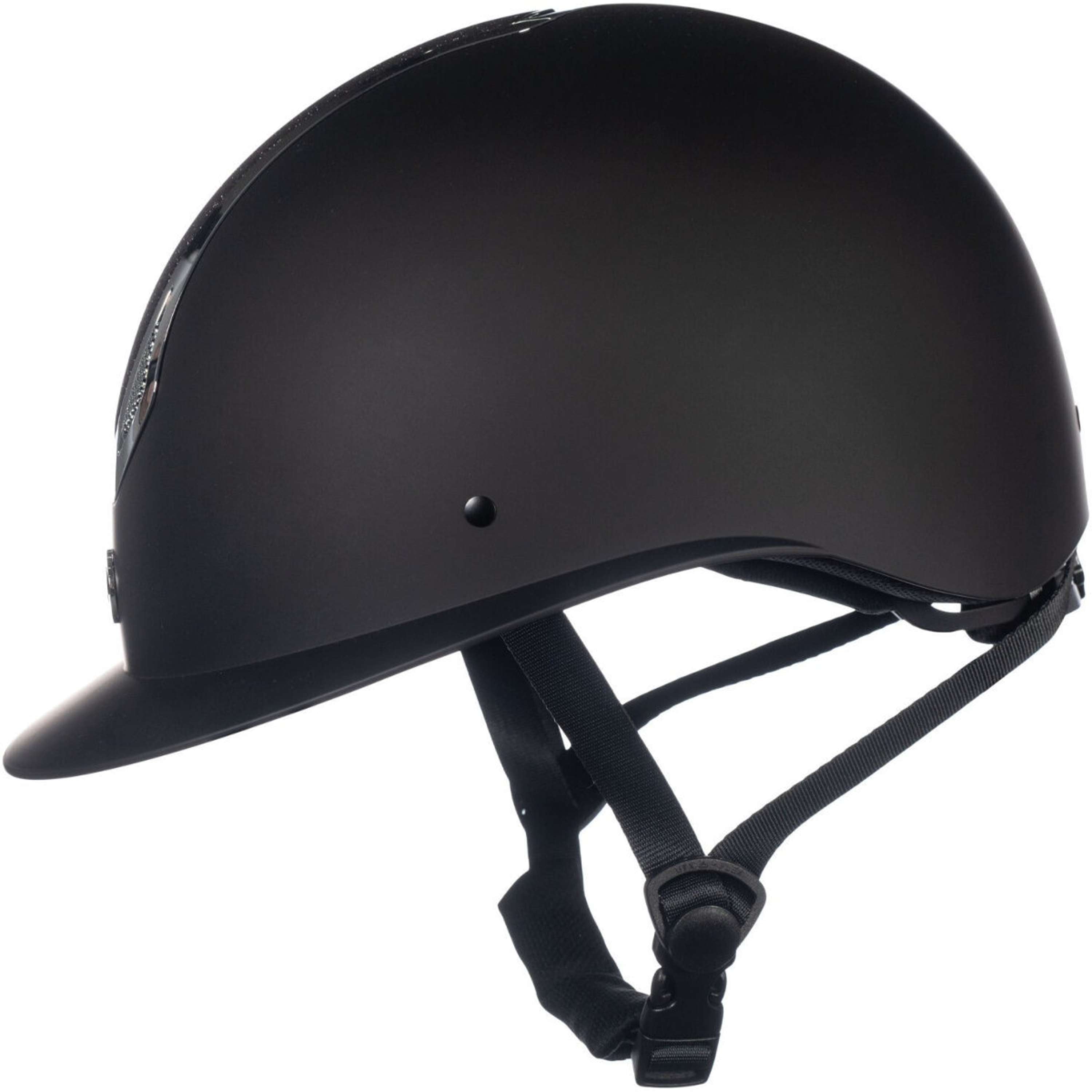 HKM Casco da equitazione Illusion Nero Argento