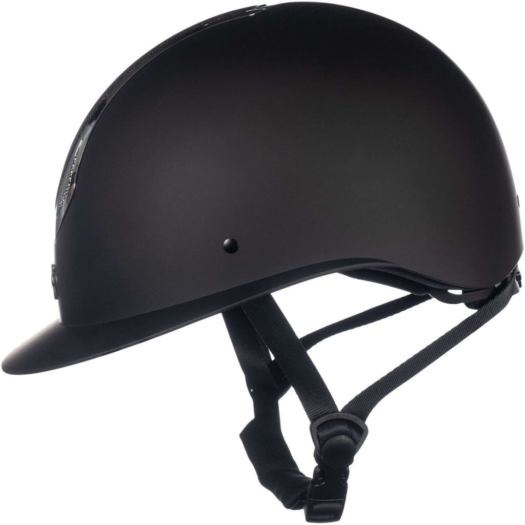 HKM Casco da equitazione Illusion Nero Argento