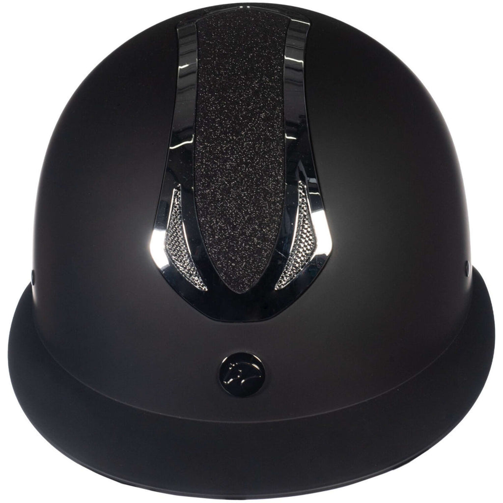 HKM Casco da equitazione Illusion Nero Argento