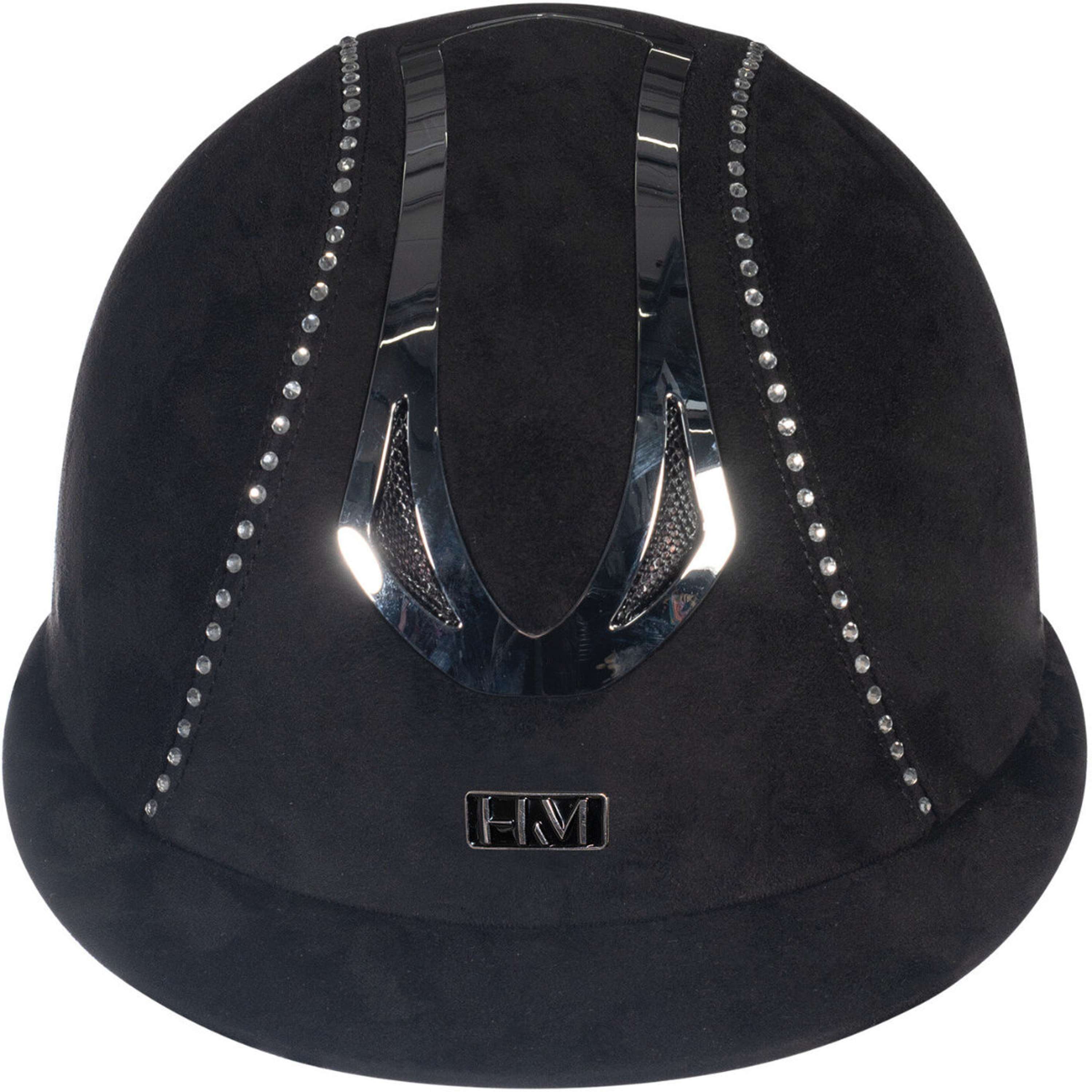 HKM Casco da equitazione Illusion Diamond Nero