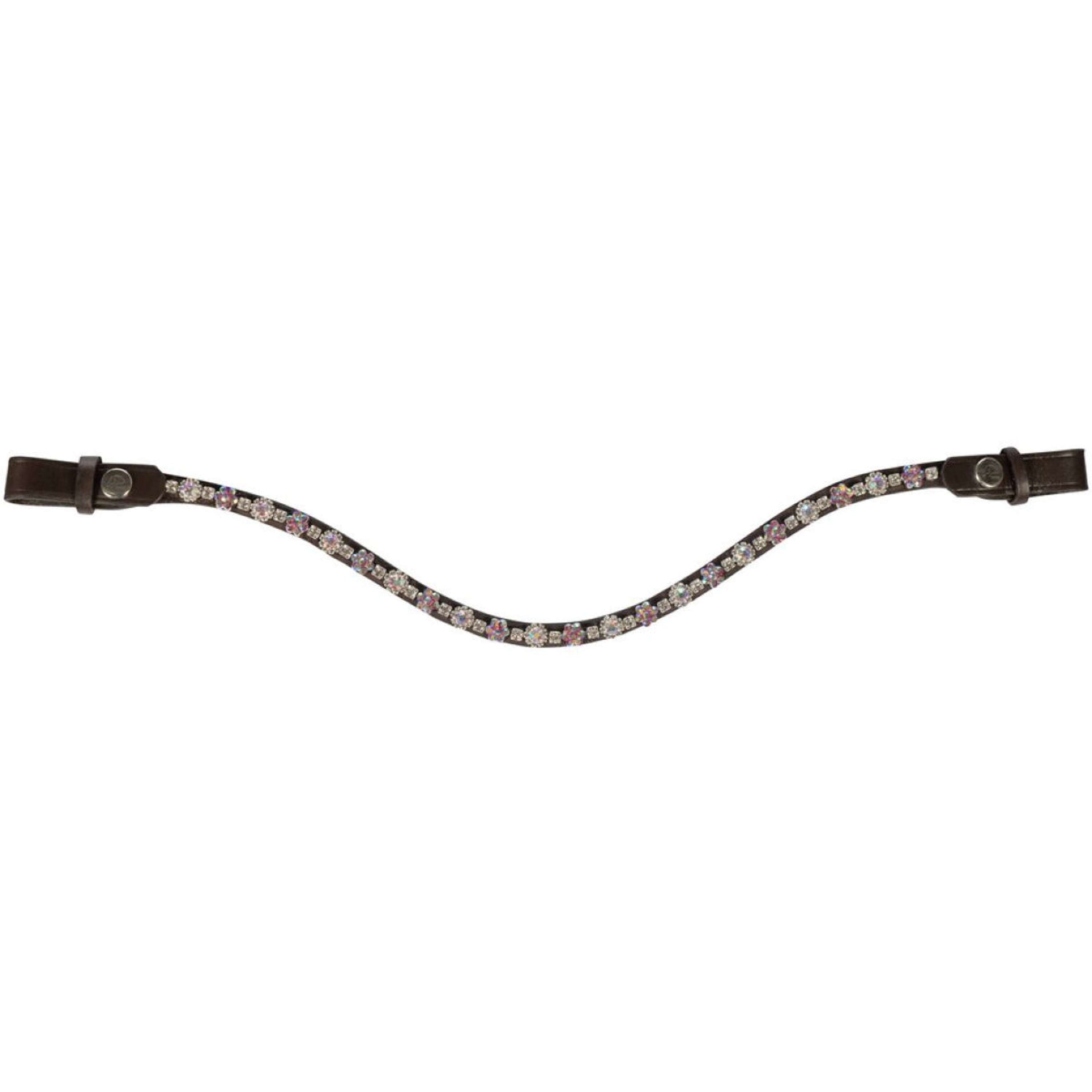 HKM Frontalino Daisy Marrone/Rosa scuro