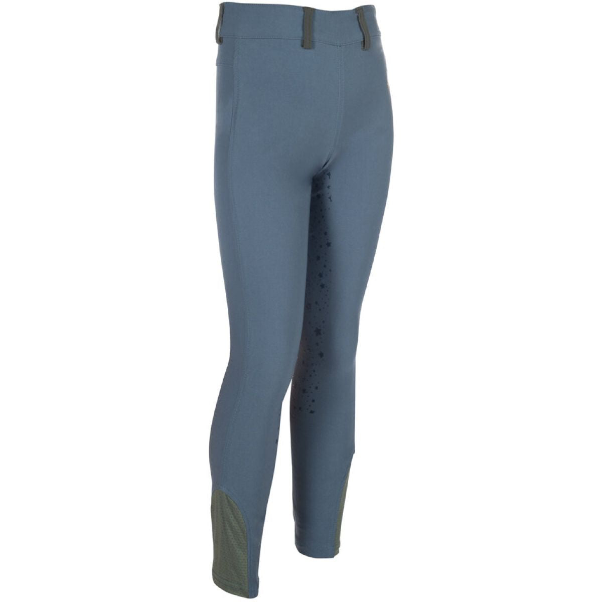 HKM Leggings da Equitazione Pony Dream II Full Grip Blu fumo