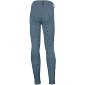 HKM Leggings da Equitazione Pony Dream II Full Grip Blu fumo