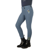 HKM Leggings da Equitazione Pony Dream II Full Grip Blu fumo