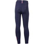 HKM Leggings da Equitazione Pony Dream II Full Grip Blu scuro
