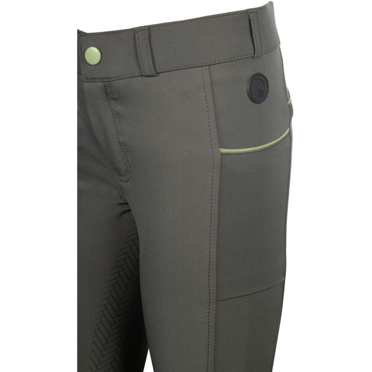 HKM Calzoni Claire Full Grip Grigio-verde