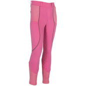 HKM Leggings da Equitazione Claire Full Grip Rosa