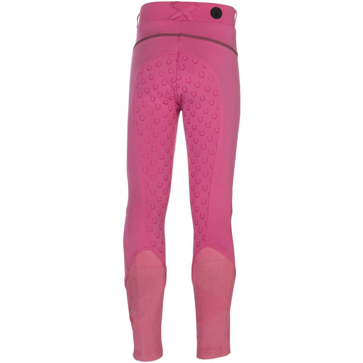 HKM Leggings da Equitazione Claire Full Grip Rosa