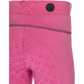 HKM Leggings da Equitazione Claire Full Grip Rosa